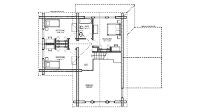 log home floor plan 4 bedroom
