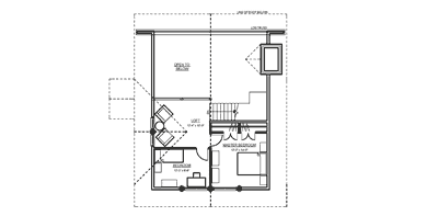 log home floor plan 2 bedroom